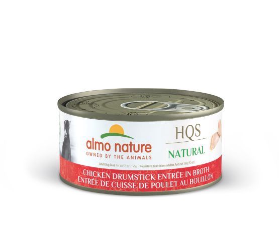 Almo Nature - Hqs Natural Dog - Entrée, Chicken Thigh, 280g can