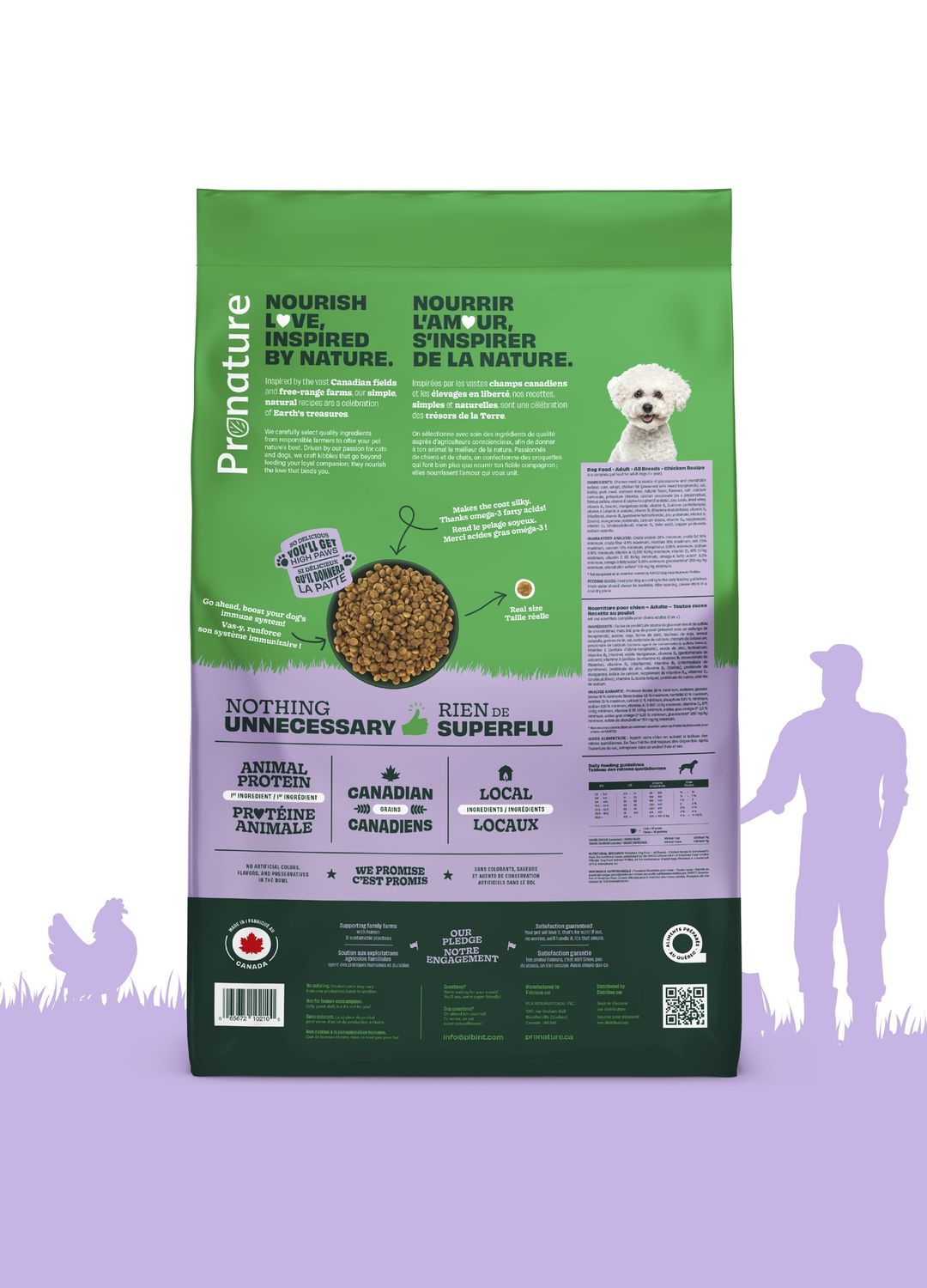 Pronature Original- Nourriture Pour Chien, Toutes Races - Poulet Avec Avoine