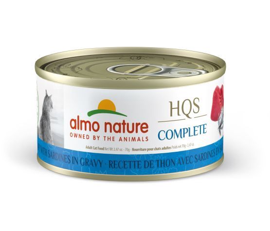 Almo Nature - HQS Complete Cat - Tuna and Sardines in Gravy 70g
