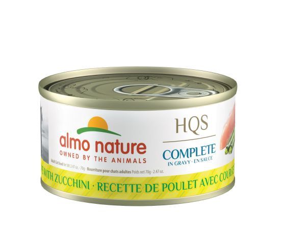 Almo Nature - Hqs Complete Cat - Chicken and Zucchini in Sauce 70g