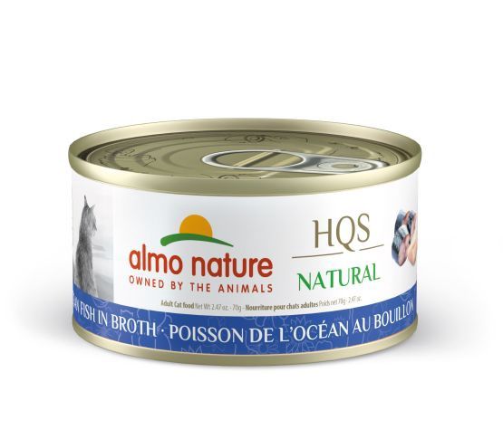 Almo Nature - Hqs Natural Cat Food - Ocean Fish in Broth 70g
