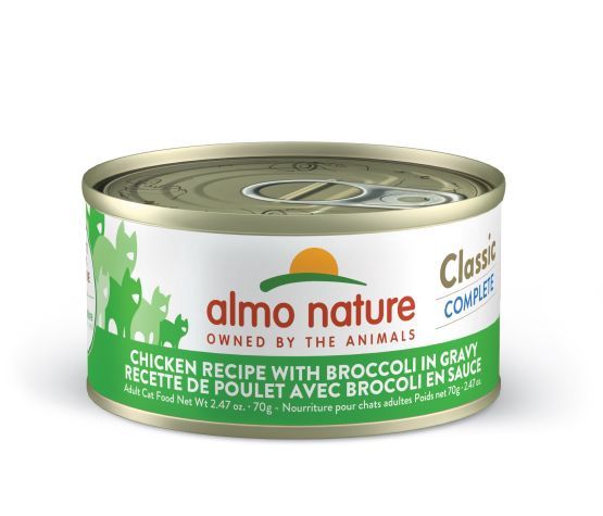 Almo - Classic Complete Cat Food - Chicken with Broccoli in Sauce 70g