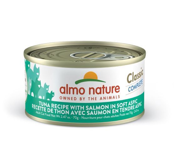 Almo - Classic Complete Cat Food - Tuna with Salmon in Tender Jelly 70g