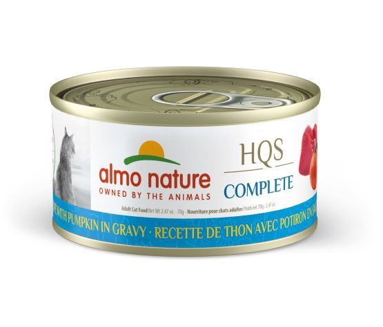 Almo Nature - Hqs Complete Cat - Tuna And Pumpkin In Gravy