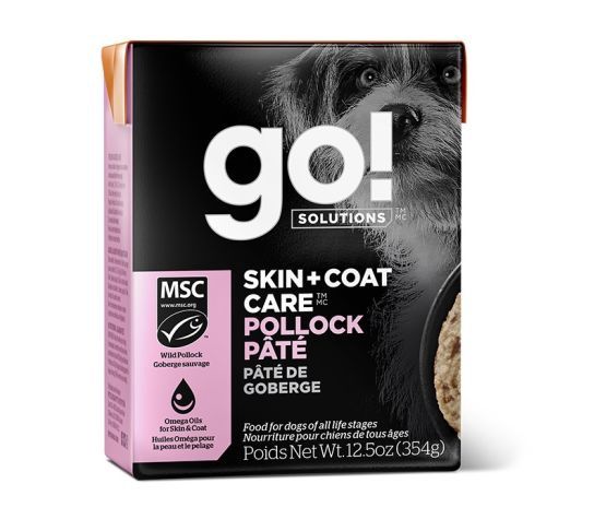 Go! - Dog Tetra Pak Skin + Coat Pollock Pâté 12.5oz