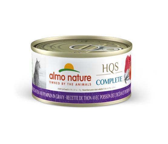 Almo Nature - HQS Complete Cat Food - Tuna, Ocean Fish and Pumpkin in Gravy, 70g