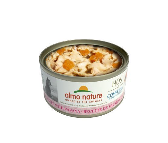 Almo Nature - HQS Complete Cat Food - Salmon and Papaya in Gravy 70g