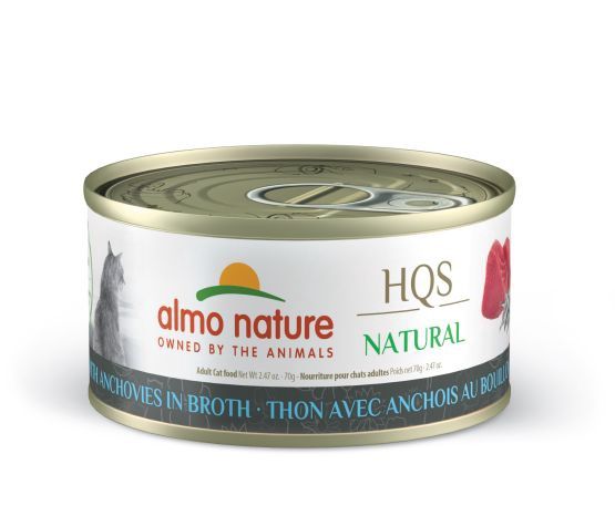 Almo Nature - HQS Natural Cat - Tuna with Anchovies in Broth 70g