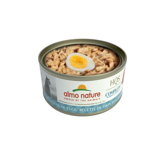Almo Nature - HQS Complete Cat Food - Tuna and Quail Egg in Sauce 70g