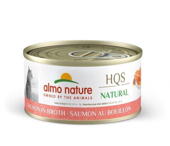 Almo Nature - Hqs Natural Cat - Salmon in Broth 70g