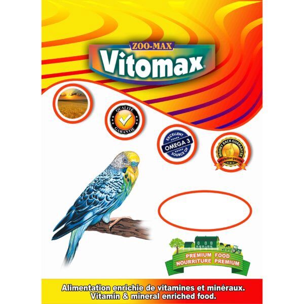 Zoomax Vitomax -Oiseaux Perruche 4lbs