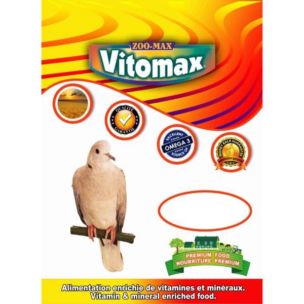 Zoomax Vitomax -Oiseaux Colombe &amp; Tourterelle 2lbs