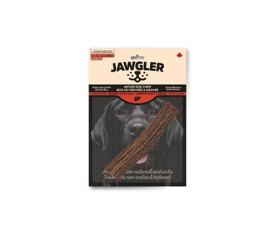 Jawgler - Whole Antler Chews, Maple Smoked Ham Flavor, format: petit