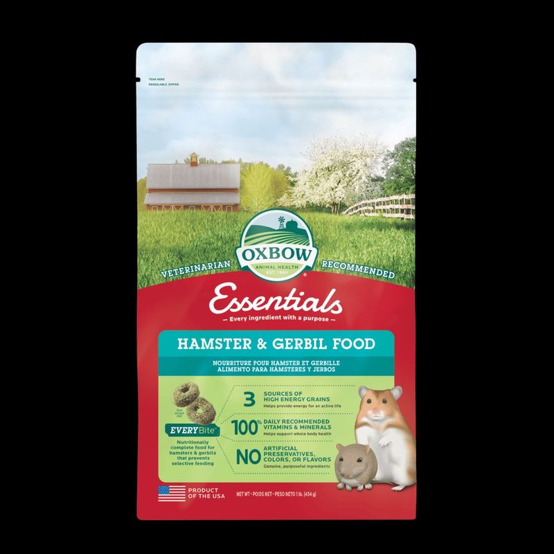 Oxbow Essentials - Nourriture Pour Hamster &amp; Gerbille 1lbs