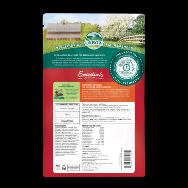 Oxbow Essentials - Nourriture Pour Cochon D'inde Adulte 5lbs