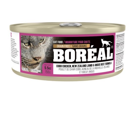 Boréal - Canned Cat Food, Cobb Chicken, Lamb &amp; Angus Beef