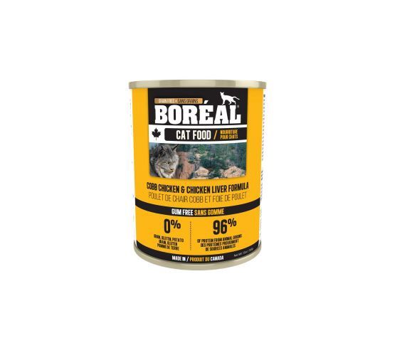 Boréal - Cat Canned Food, Cobb Chicken &amp; Chicken Liver, Size: 396gr