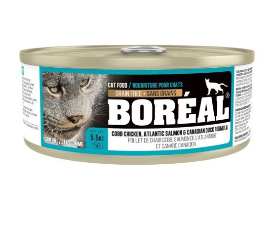 Boréal - Canned Cat Food, Cobb Chicken, Salmon &amp; Duck