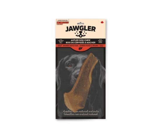 Jawgler Antler Chews, Cut - Maple Smoked Ham Flavor