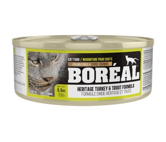 Boréal - Canned Cat Food, Heritage Turkey and Trout