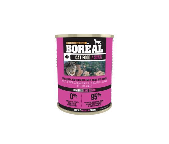 Boréal - Canned Cat Food, Cobb Chicken, Lamb &amp; Angus Beef, Size: 396gr