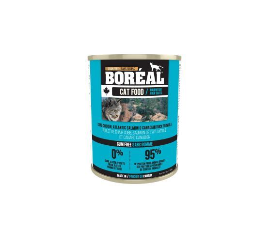 Boréal - Canned Cat Food, Cobb Chicken, Salmon &amp; Duck, Size: 396gr