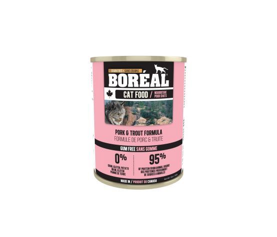 Boréal - Cat Canned Food, Pork and Trout, Size: 396gr
