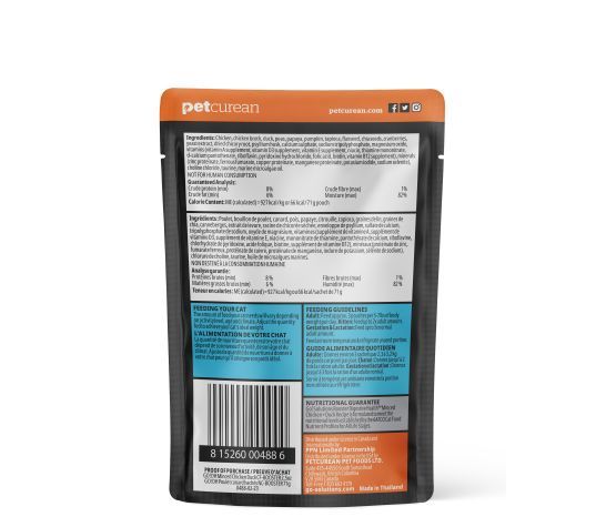 Go! - Booster for Cats, Digestion Chicken and Shredded Duck with Sauce 2.5oz