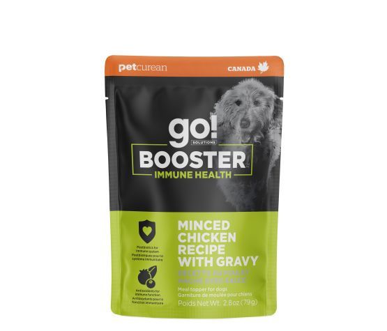 Go! - Booster for Dogs, Immune System Minced Chicken with Sauce 2.8oz