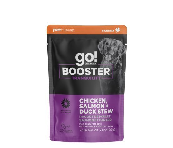 Go! - Dog Booster, Calmness Chicken, Salmon and Duck Stew 2.8oz