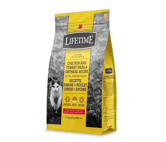 Lifetime- Nourriture Pour Chat, Poulet/dinde/avoine