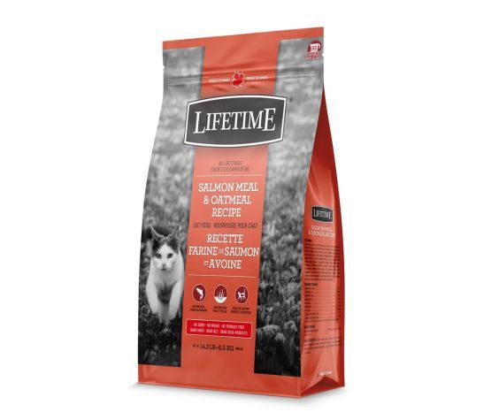Lifetime -Nourriture Pour Chat, Saumon/avoine