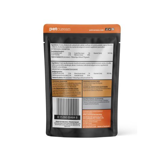 Go! - Booster for Dogs, Immune System Chicken &amp; Shredded Salmon in Broth 2.8oz