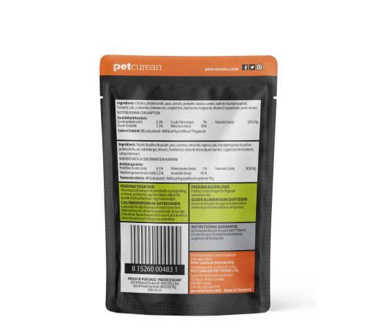 Go! - Booster for Dogs, Immune System Minced Chicken with Sauce 2.8oz