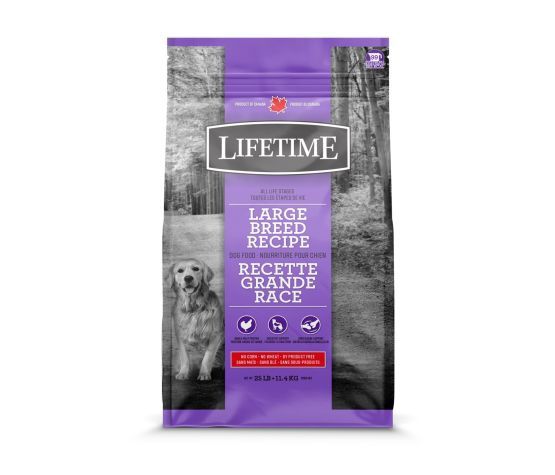 Lifetime- Nourriture Pour Chien De Grande Race, Poulet/avoine 11.4 Kg