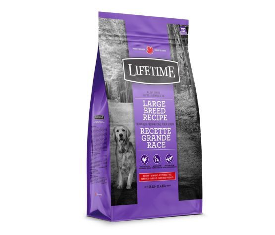 Lifetime- Nourriture Pour Chien De Grande Race, Poulet/avoine 11.4 Kg