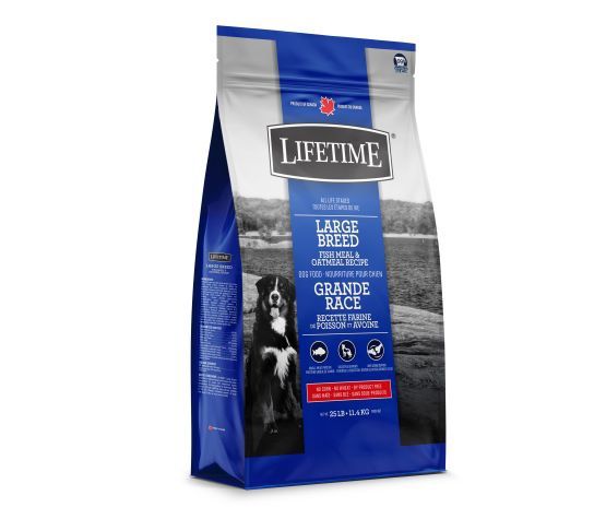 Lifetime- Nourriture Pour Chien De Grande Race, Poisson/avoine 11.4 Kg