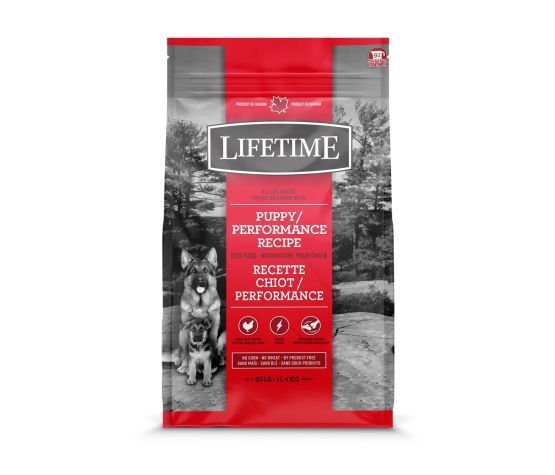 Lifetime- Nourriture Pour Chiot, Performance Poulet/avoine 11,4 Kg
