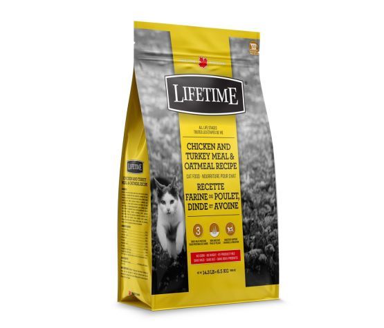 Lifetime- Nourriture Pour Chat, Poulet/dinde/avoine