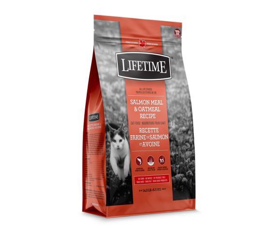 Lifetime -Nourriture Pour Chat, Saumon/avoine