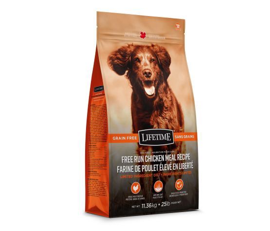 Lifetime -Nourriture Pour Chien, Sans Grains, Poulet