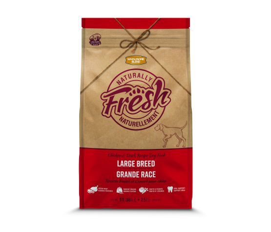 Naturellement Fresh- Nourriture Pour Chien De Grande Race, Poulet/canard 11,36 Kg