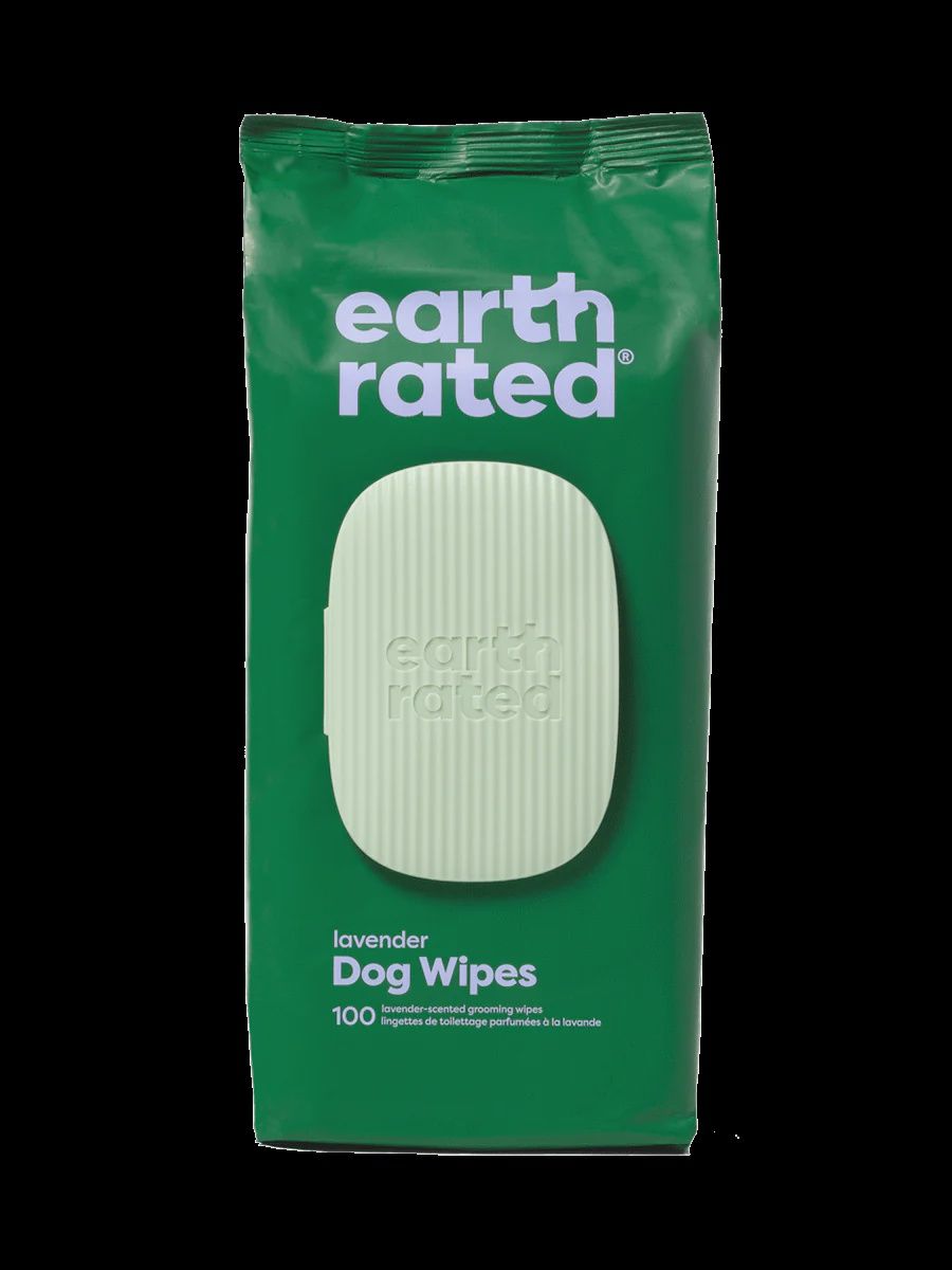 Earth Rated-Textured Grooming Wipes for Dogs
