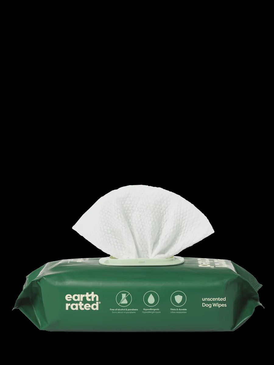 Earth Rated-Textured Grooming Wipes for Dogs