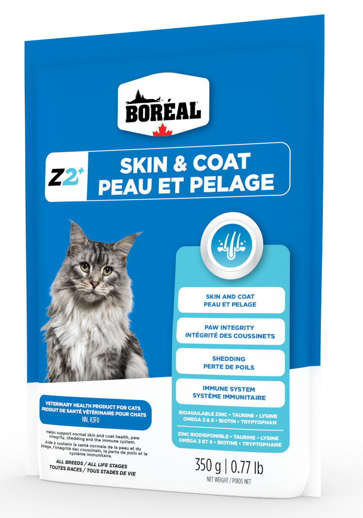 Boréal Zinpro Z2+ - Zinc Supplements for Skin and Coat, Amimal: chat