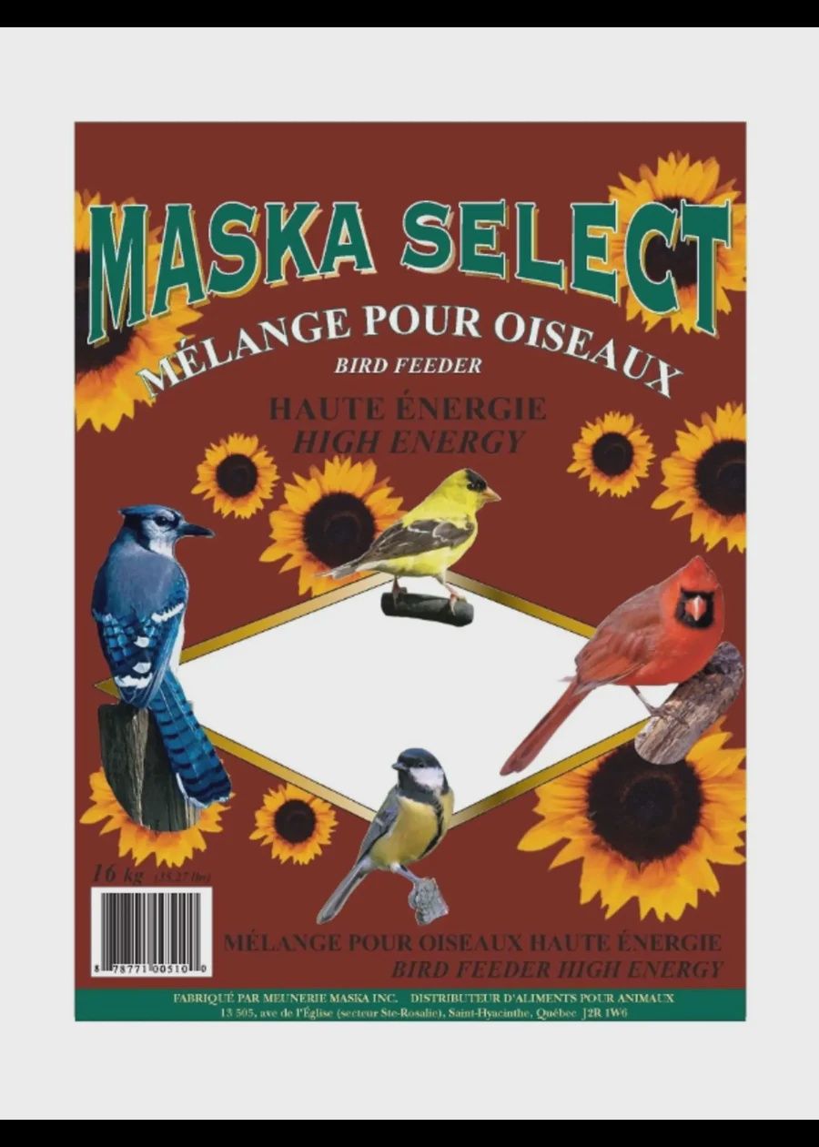 Maska Sélect- Oiseaux haute énergie, mélange de grains