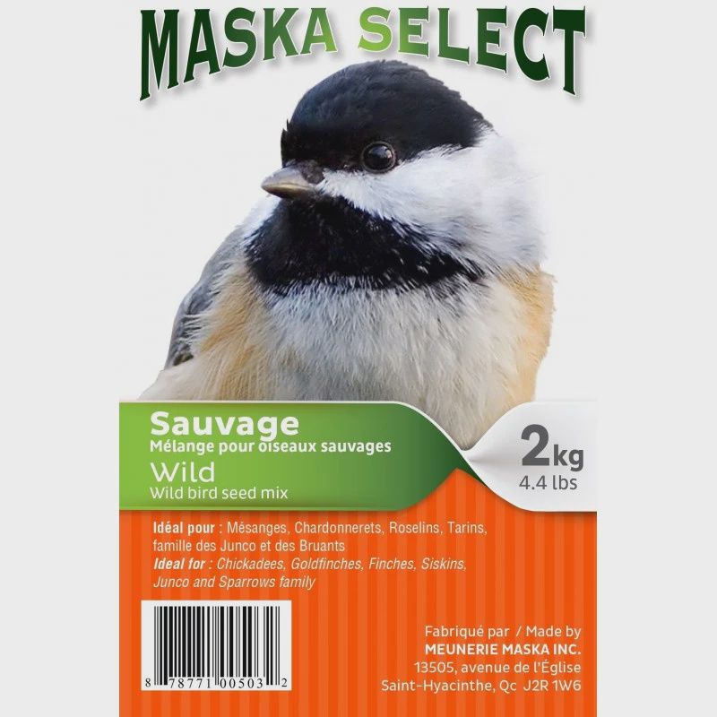Maska Sélect- Oiseaux sauvages mélange de grains, format: 2kg