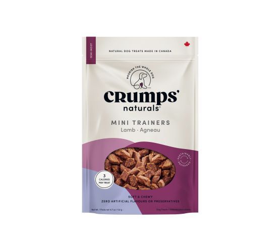 Crumps&#39; - Naturals, Mini Training Bites for Dogs, Semi-Moist Lamb Flavor, format: 132g