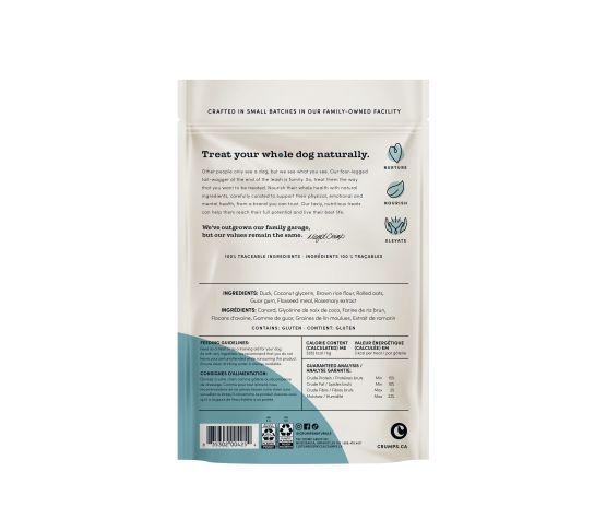 Crumps' - Naturals, Mini Training Bites for Dogs, Semi-Moist Duck Flavor