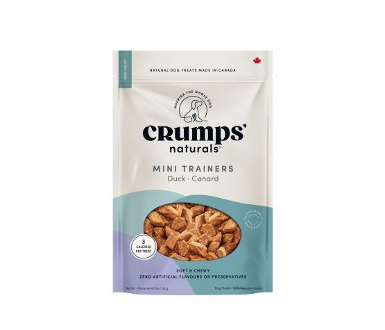 Crumps&#39; - Naturals, Mini Training Bites for Dogs, Semi-Moist Duck Flavor, format: 132g